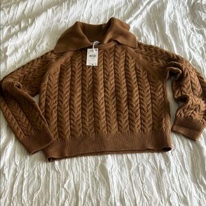 Mango Cable Knit Women's Sweater